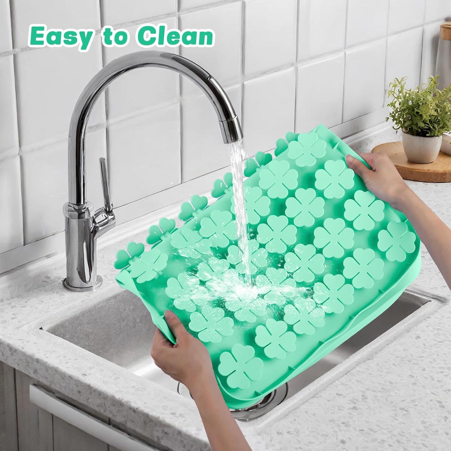 Green Large Silicone Snuffle Mat Dog Lick Mat