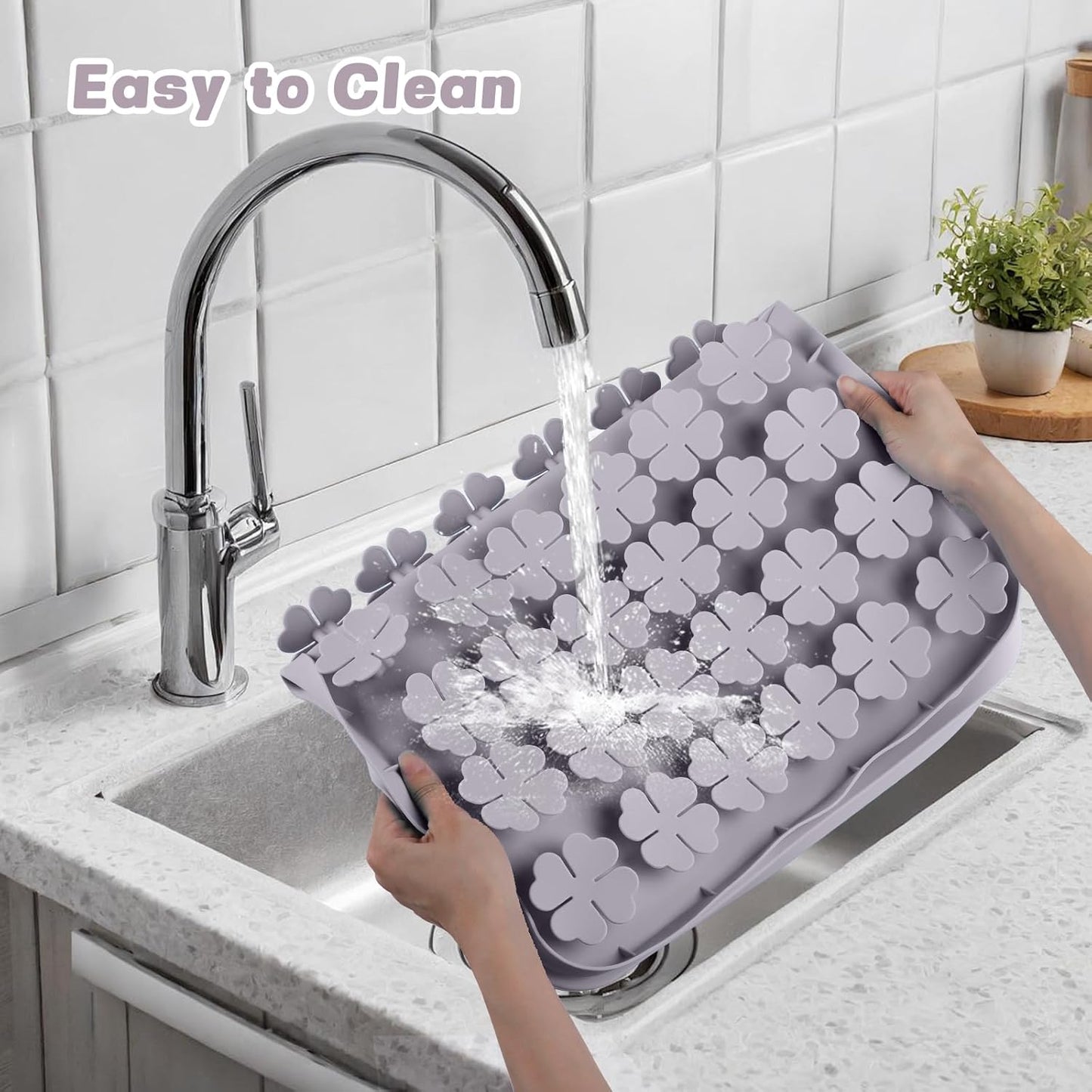 Gray Large Silicone Snuffle Mat Dog Lick Mat