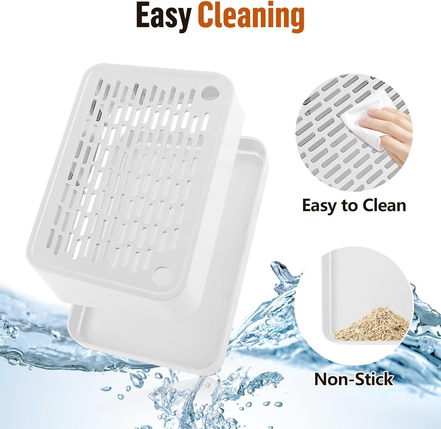 White Cat Litter Box Ramp Litter Box Step