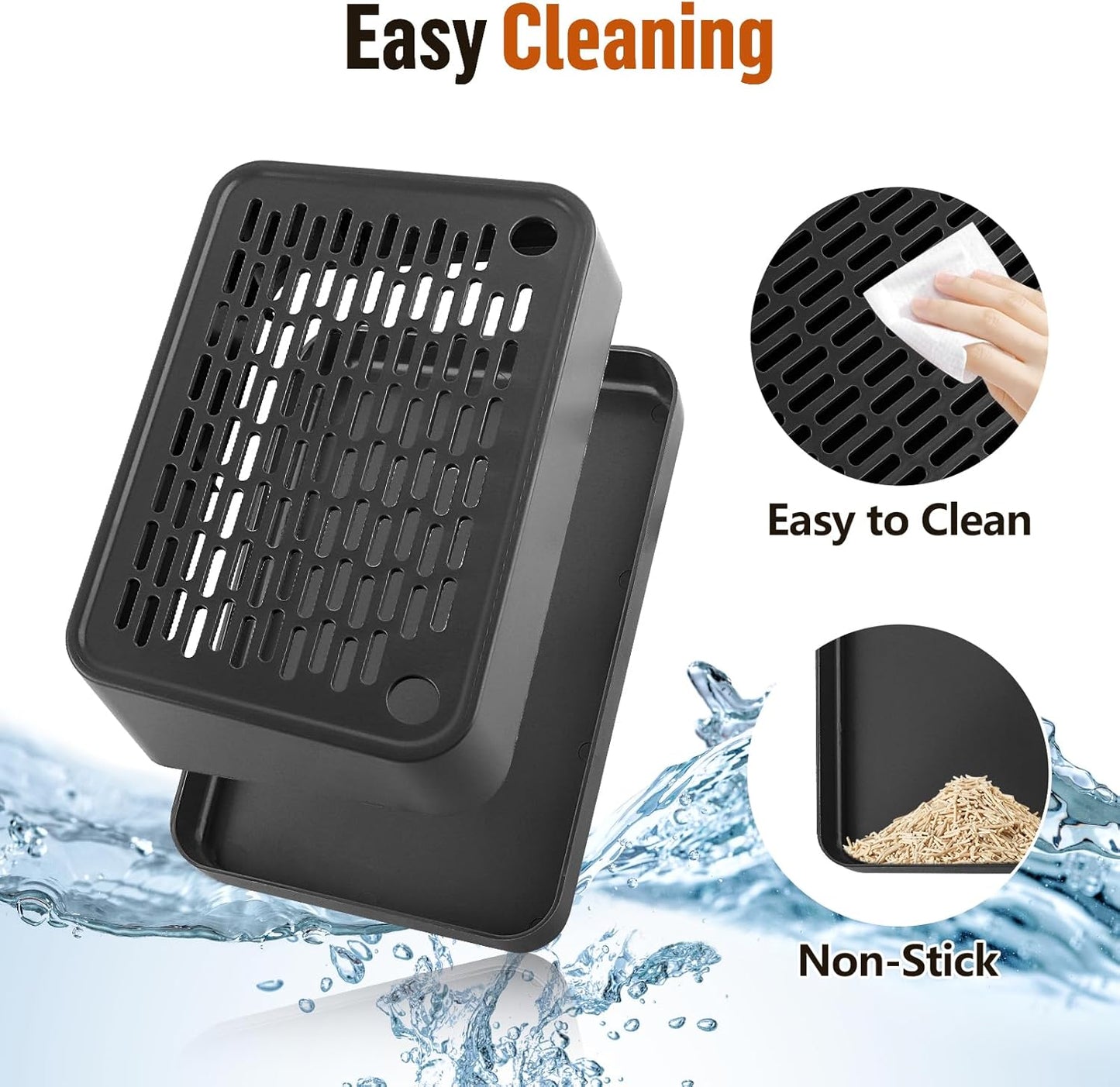 Black Cat Litter Box Ramp Litter Box Step