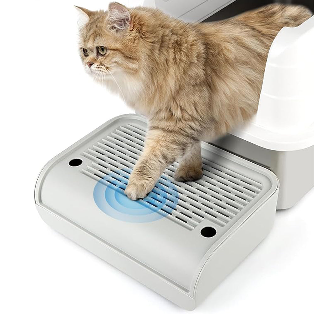 Light Gray Ramp Litter Box Step