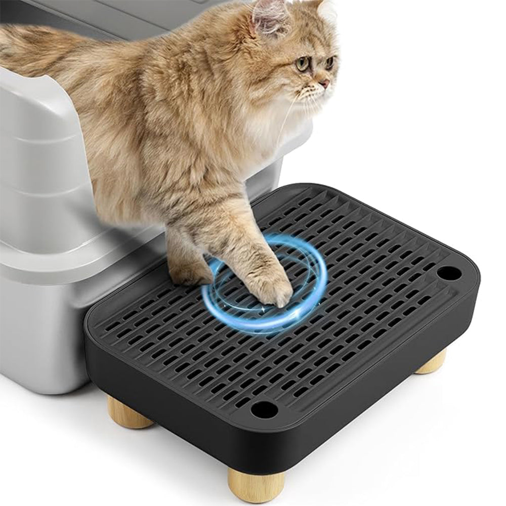 Litter Box Step Wooden Base