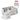 XXXL Light Gray Semi Enclosed Stainless Steel Litter Box with Step