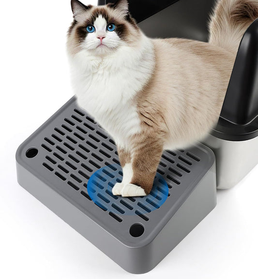 Dark Gray Ramp Litter Box Step