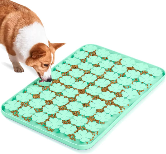 Green Large Silicone Snuffle Mat Dog Lick Mat