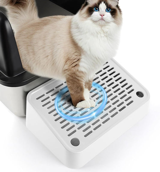 White Cat Litter Box Ramp Litter Box Step