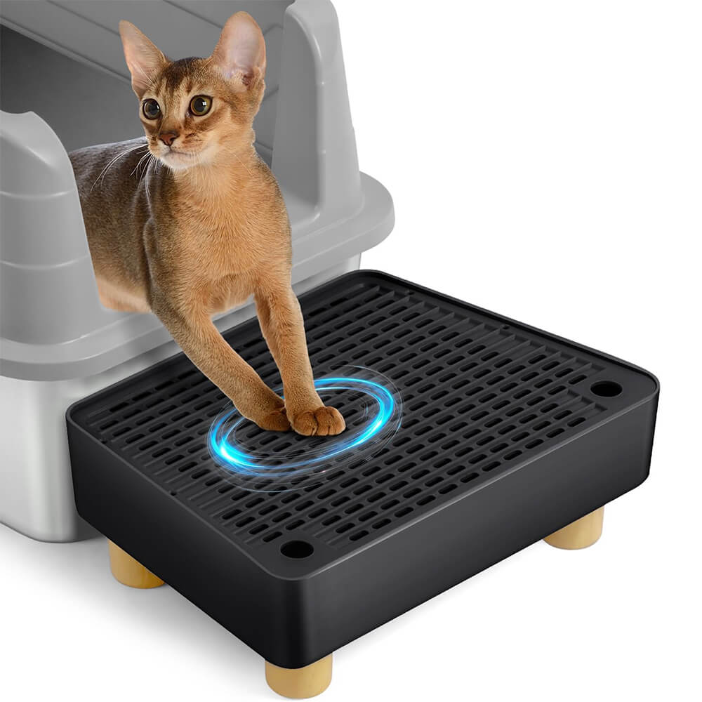 Extra Large Cat Litter Box Step Ramp Litter Catcher & Filter Pedal