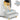 Extra Large 2-Step Cat Litter Catcher Ramp-Light Grey
