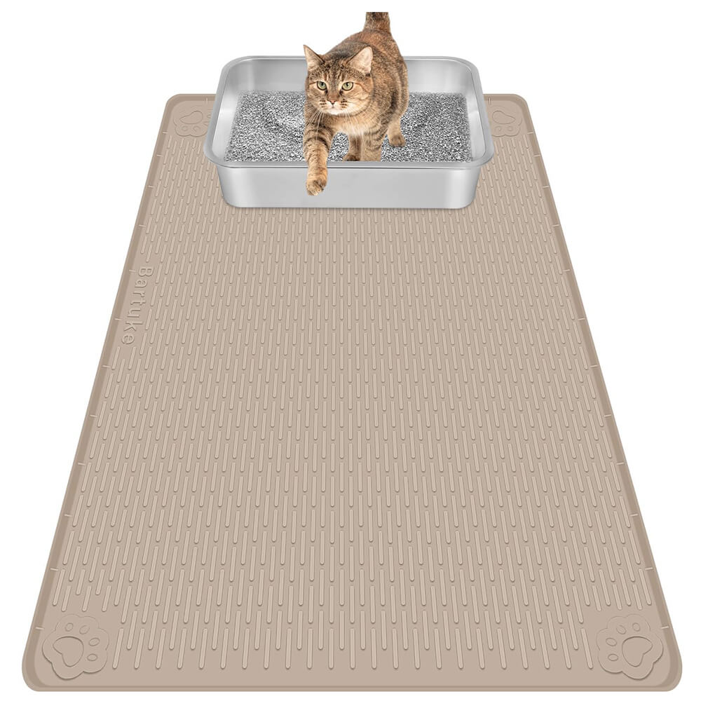Silicone Stripe Cat Litter Mat