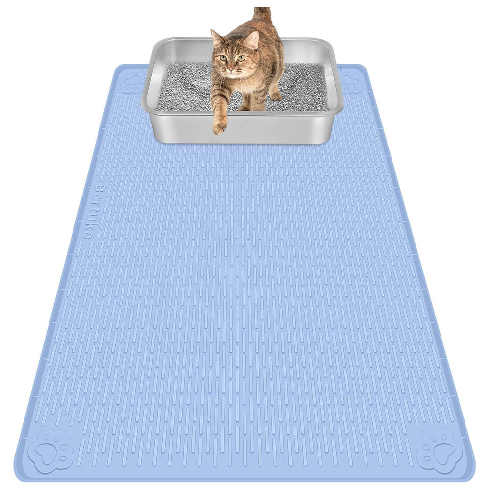 Silicone Stripe Cat Litter Mat