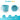 4.8"x3.7" Silicone Dog Slow Feeder Lick Bowl with Strong Suction-Cyan