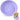 8.3"x2.6" Silicone Dog Slow Feeder Lick Bowl with Strong Suction-Purple